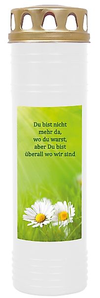 HS Candle Grabkerze Trauerkerze 170h Brenndauer günstig online kaufen
