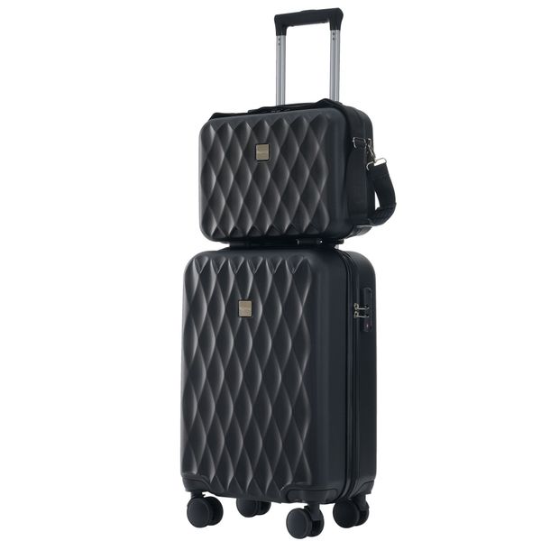 REDOM Hartschalen-Trolley Reisekoffer Kofferset Rollkoffer Handgepäcktrolle günstig online kaufen