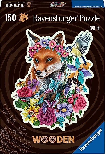 Ravensburger Puzzle Wooden, Bunter Fuchs, 150 günstig online kaufen