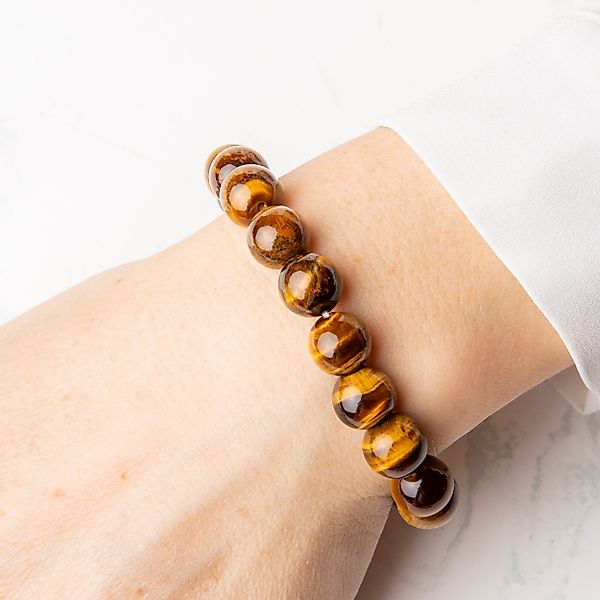 Vascavi Armband Tigerauge Perlenarmband, Made in günstig online kaufen