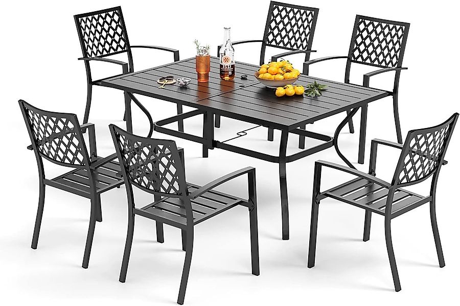 PHI VILLA Garten-Essgruppe, (Wetterfest Gartengarnitur Set günstig online kaufen