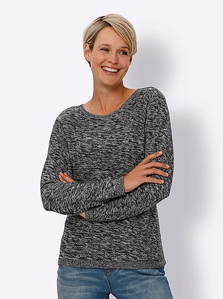 Sieh an! Strickpullover Rundhalspullover günstig online kaufen