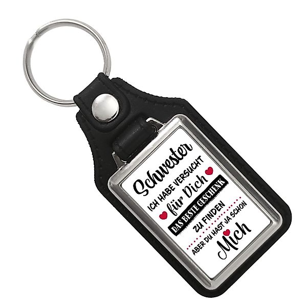 speecheese Schlüsselanhänger Schwester das beste Geschenk günstig online kaufen