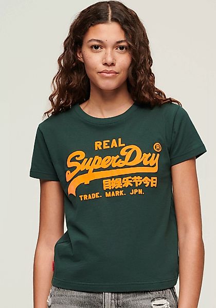 Superdry Kurzarmshirt "NEON VL GRAPHIC FITTED TEE" günstig online kaufen