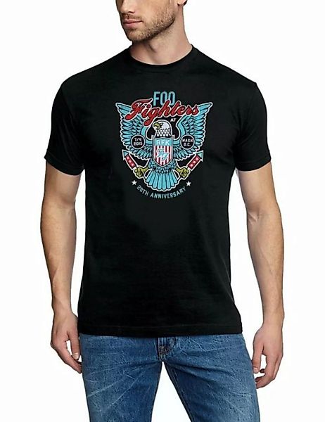 coole-fun-t-shirts Print-Shirt FOO FIGHTERS Eagle T-Shirt Herren Schwarz M günstig online kaufen