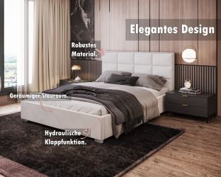 FDM Polsterbett Bettgestell Bettrahmen 120x200, 140x200, günstig online kaufen