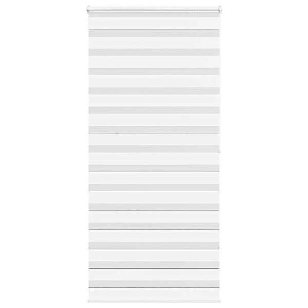 vidaXL Doppelrollo Weiß 95x200 cm Stoffbreite 90,9 cm Polyester 4014780 günstig online kaufen