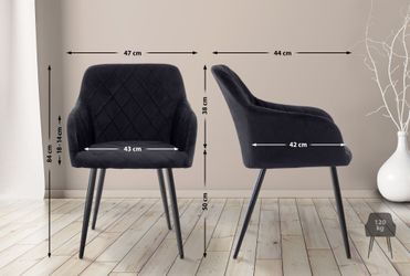 CLP Küchenstuhl Shila (4er Set), Metall, günstig online kaufen