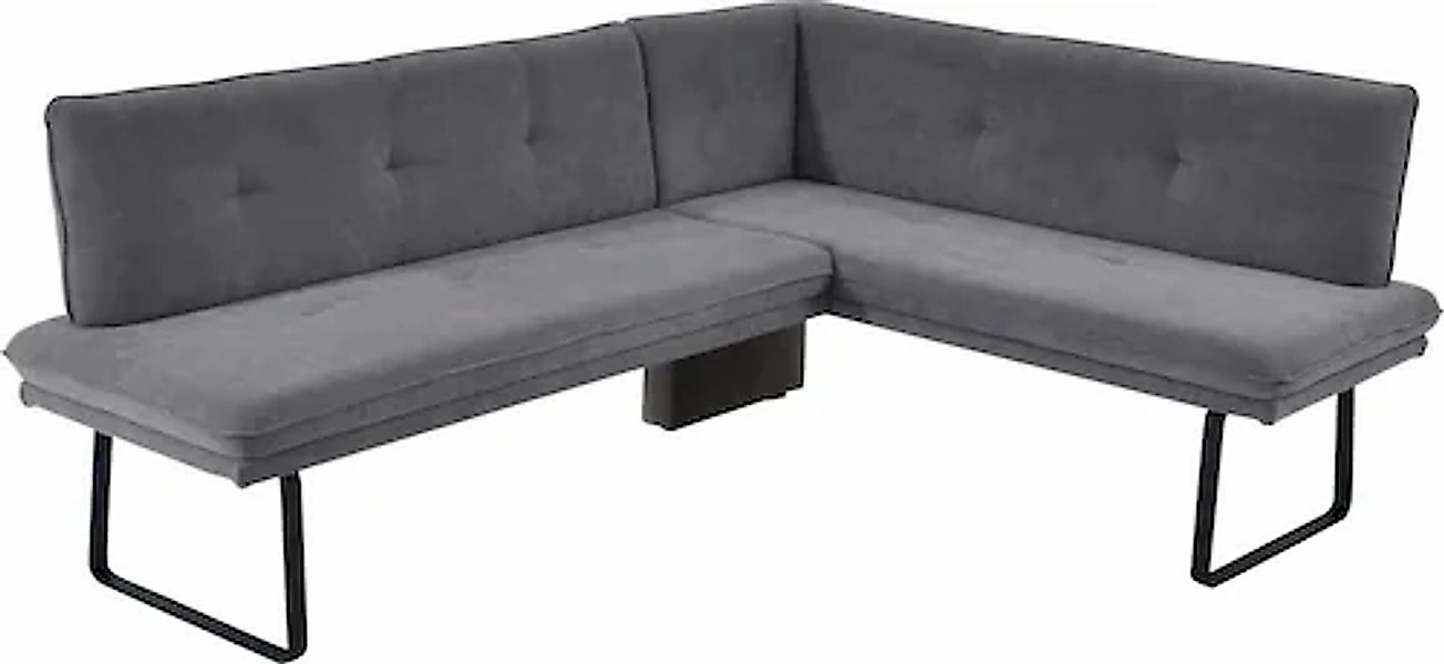 K+W Komfort & Wohnen Eckbank 1 Stk. tlg. Polstereckbank in Spitzkissenoptik günstig online kaufen
