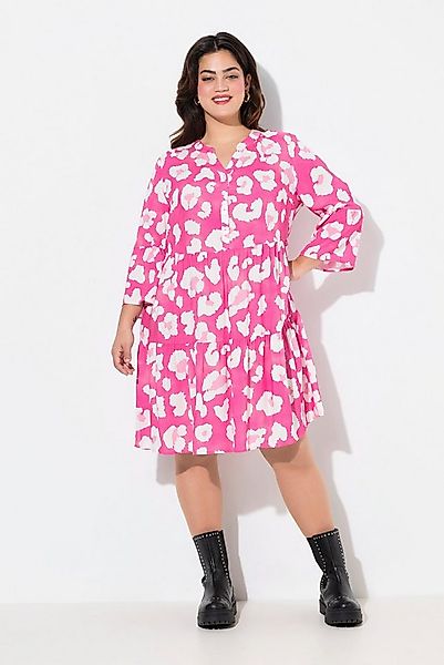 Angel of Style Jerseykleid Kleid Alloverdruck Tunika-Ausschnitt günstig online kaufen