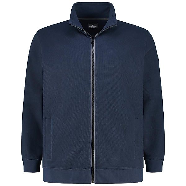 CASA MODA Sweatjacke aus Baumwollmischung Farbe marine Größe: 4XL günstig online kaufen