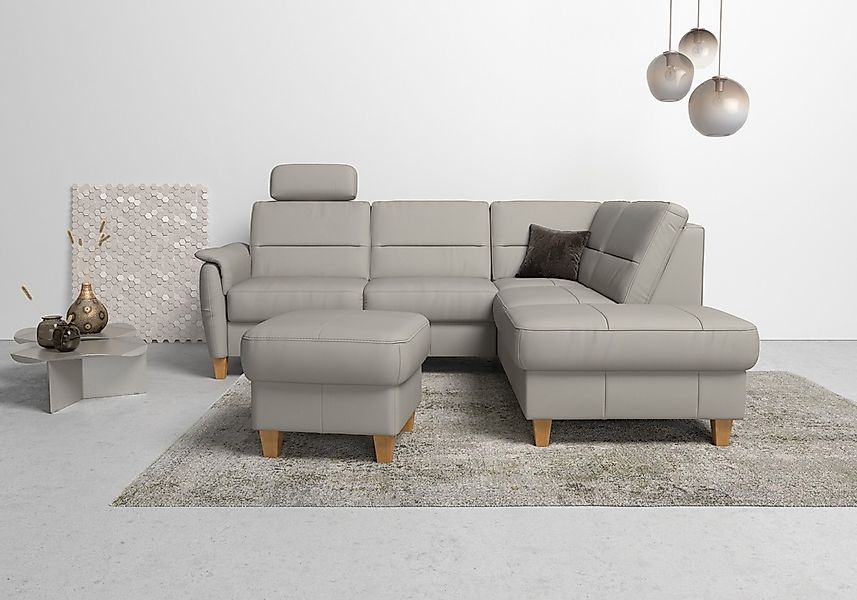 Home affaire Ecksofa "Palmera L-Form, B: 236 cm" optional Bettfunktion & Be günstig online kaufen