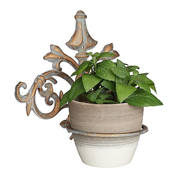 relaxdays Blumenständer Wand Blumenhalter Barock günstig online kaufen