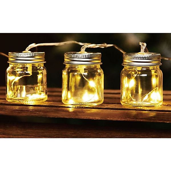 BURI Lichterkette Solar-Party-Lichterkette mit 8 LED günstig online kaufen