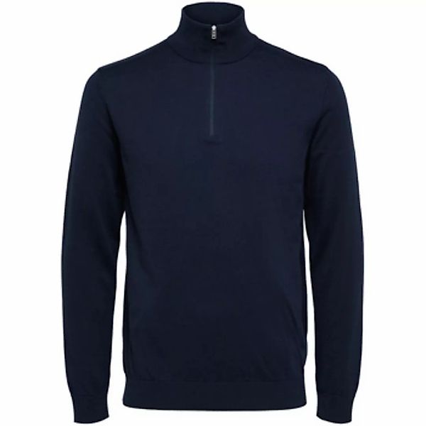 Selected  Sweatshirt Berg Half Zip Cardigan Navy günstig online kaufen