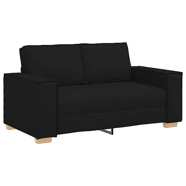 vidaXL Sofa 2-Sitzer Sofa Schwarz 120 günstig online kaufen