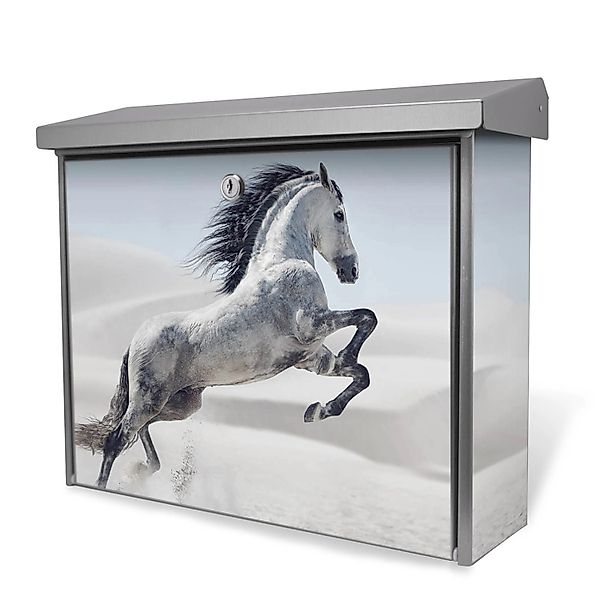 Banjado Briefkasten Edelstahl 38.5x31.5x12cm Ohne Zeitungsfach Inkl. Montag günstig online kaufen