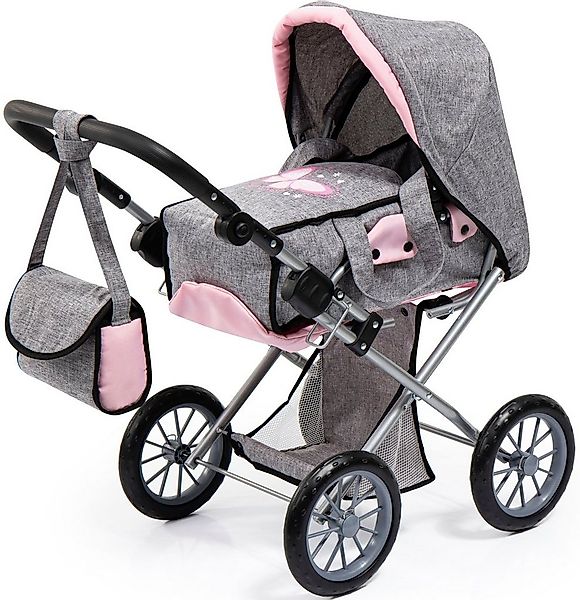 Bayer Kombi-Puppenwagen City Star, grau/rosa günstig online kaufen