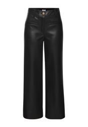 LASCANA Lederimitathose in gerader Form, Kunstleder, günstig online kaufen