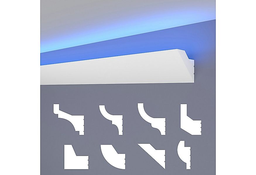 HEXIMO Eckprofil HLED 24 (LED Stuckleisten klassisch, XPS Styropor indirekt günstig online kaufen