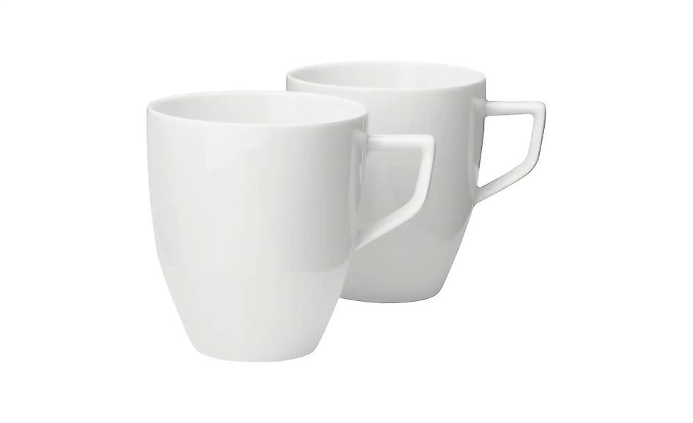 JOOP! Becher 2er-Set   ¦ weiß ¦ Porzellan ¦ Maße (cm): B: 8,5 H: 9,5 Geschi günstig online kaufen