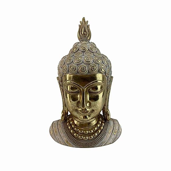 Deko-figur Dkd Home Decor Golden Buddha Harz Orientalisch (18,5 X 14 X 29 C günstig online kaufen
