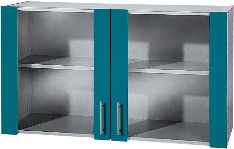 wiho Küchen Glashängeschrank "Kiel" Front mit Glaseinsatz günstig online kaufen