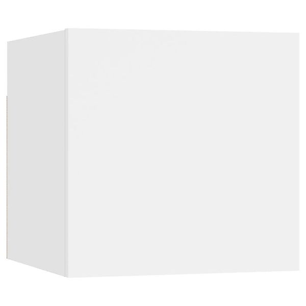 furnicato Nachttisch Weiß 30,5x30x30 cm Holzwerkstoff günstig online kaufen