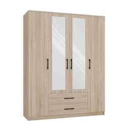 Beautysofa Drehtürenschrank Noah (160 cm Breite günstig online kaufen