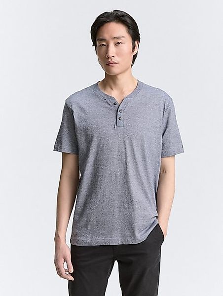 TOM TAILOR T-Shirt Henley T-Shirt aus Baumwolle günstig online kaufen