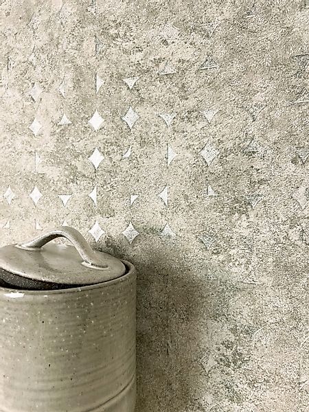 Newroom Vliestapete, Grau Tapete Modern Rauten günstig online kaufen