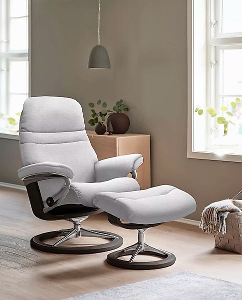 Stressless® Relaxsessel »Sunrise«, (Set, Relaxsessel mit Hocker), mit Signa günstig online kaufen