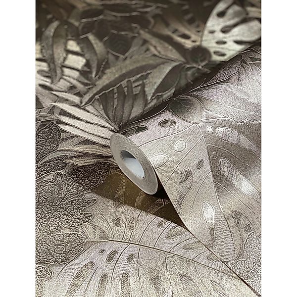 Marburg Vliestapete, floral, metallic, schimmernd, (1 günstig online kaufen