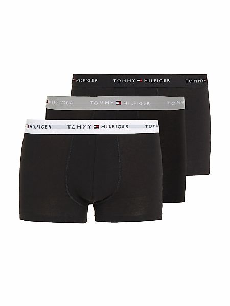 Tommy Hilfiger Underwear "TRUNK 3 PACK" 3 Stk. mit kontrastfarbenem Logobun günstig online kaufen