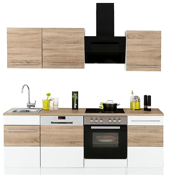 KOCHSTATION Küchenzeile KS-Trient, Breite 220 cm, günstig online kaufen