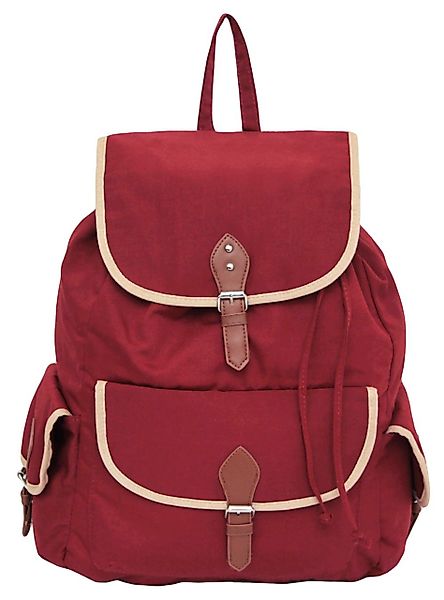 Sarcia.eu Cityrucksack Burgunderroter A4-Rucksack mit Magnet günstig online kaufen
