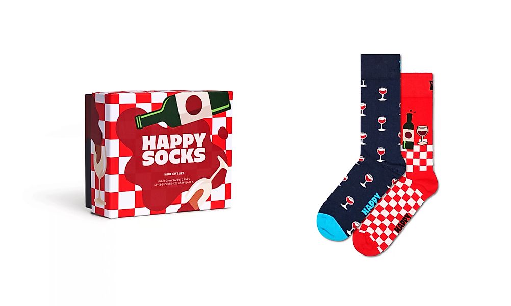 Happy Socks Langsocken, (Box, 2er-Pack), mit Partymotiven günstig online kaufen