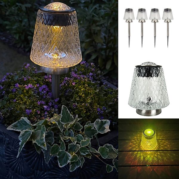 Online-Fuchs LED Solarleuchte - 4er Set günstig online kaufen