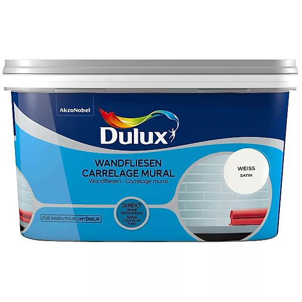 Dulux Fresh Up Wandfliesenlack Satin Weiß 2 l günstig online kaufen