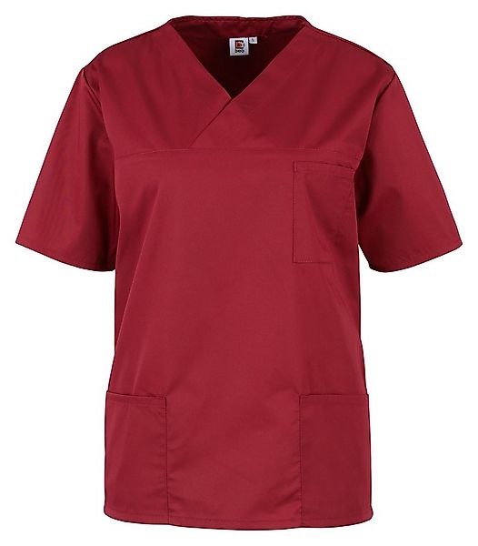 BEB Schlupfbluse beb Basic Kasack Unisex Kurzarm Weinrot günstig online kaufen
