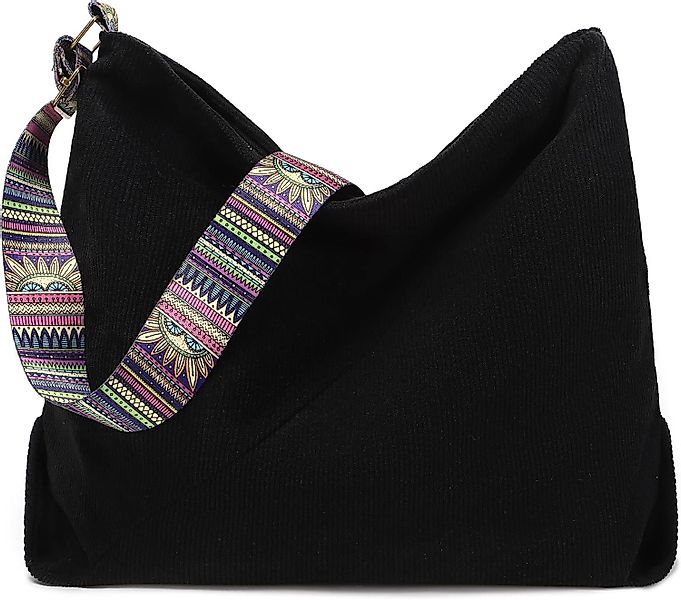 Coonoor Schultertasche Cord Umhängetasche Casual Crossbody günstig online kaufen