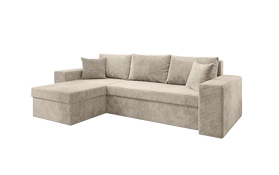 Luxusbetten24 Schlafsofa Designer Sofa Denver, mit Stauraum und Schlaffunkt günstig online kaufen