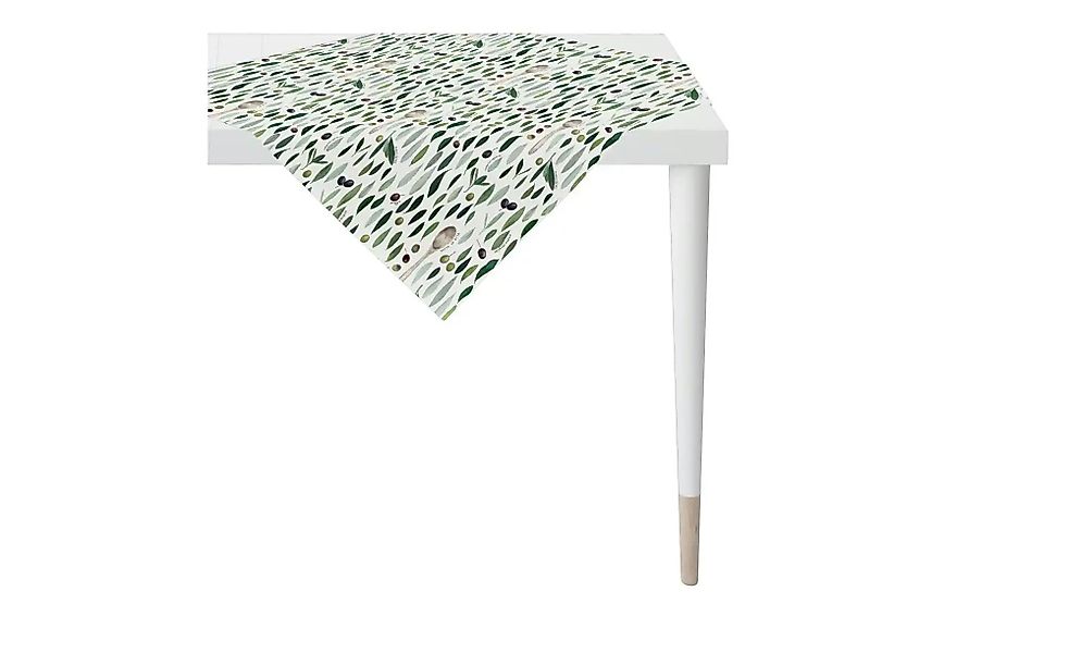 Apelt Tischdecke   ¦ grün ¦ Baumwollmischgewebe ¦ Maße (cm): B: 100 H: 0,5 günstig online kaufen