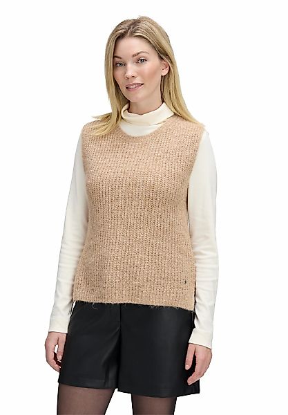 Betty&Co Stricktop "Betty & Co Damen Strickpullover ohne Arm" günstig online kaufen