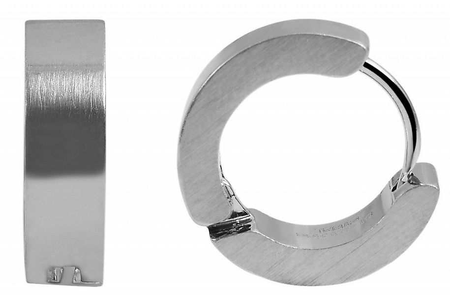 Adelia´s Paar Creolen Unisex Creolen aus Edelstahl Ø 9 mm günstig online kaufen