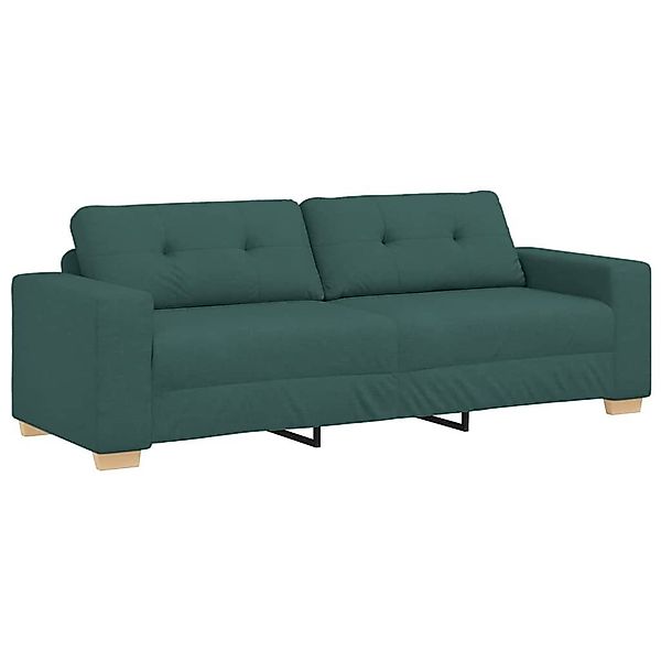 vidaXL Sofa Zweisitzer-Sofa mit Kissen Dunkelgrün günstig online kaufen