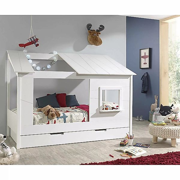 Baumhaus Kinderbett ALEXANDRIA-12 Liegefläche 90 x 200 cm und Bettschublade günstig online kaufen