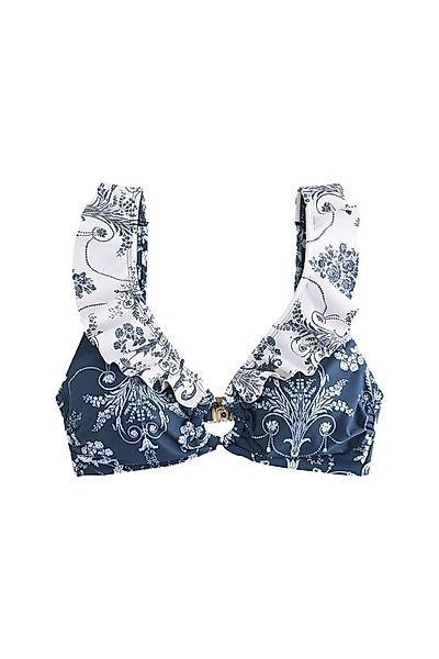 LAURA ASHLEY Bustier-Bikini-Top Laura Ashley ausgeschnittenes Bikinitop, Rü günstig online kaufen