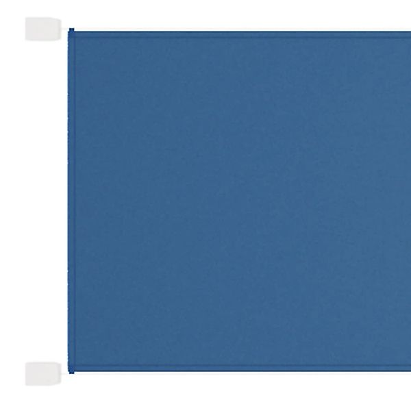 furnicato Senkrechtmarkise Blau 100x1200 cm Oxford-Gewebe günstig online kaufen