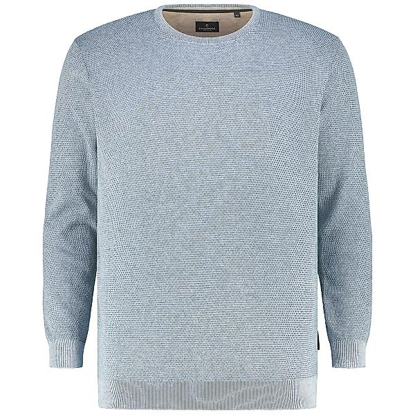 CASA MODA Strickpullover Farbe mittelblau Größe: 5XL günstig online kaufen